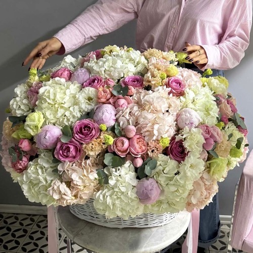 Корзина "Кружевное облако"