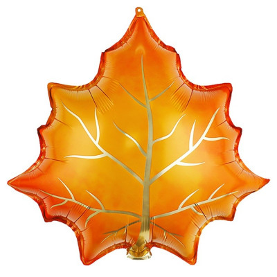 Лист кленовый (23''/58 см), оранжевый