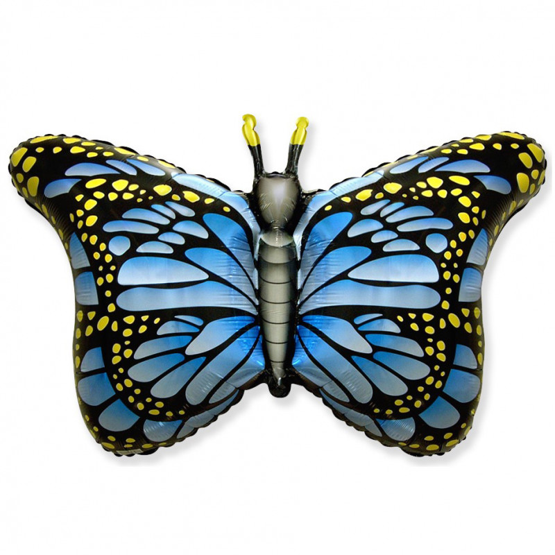 Бабочка-монарх (38''/97 см), синий 