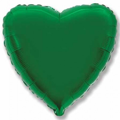  Сердце (18''/46 см), зелёное