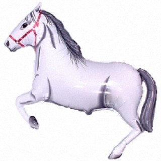 Лошадь (42''/107 см), белая