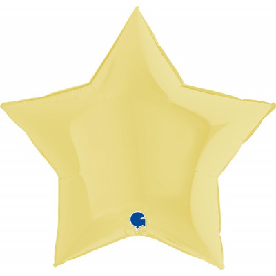 Супер Ультра звезда (36''/91 см), светло-желтый макарунс