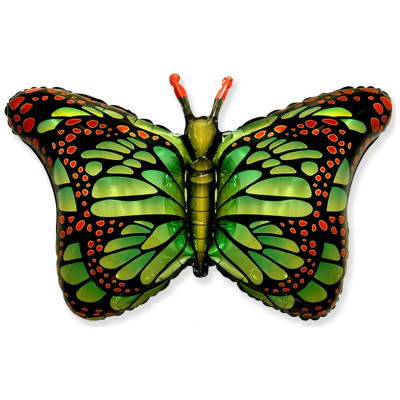 Бабочка-монарх (38''/97 см), зеленый