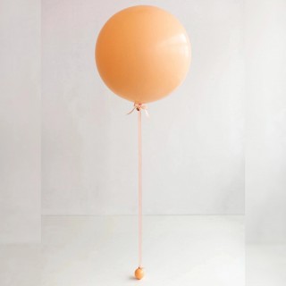 Большой персиковый шар (24''/61 см), пастель