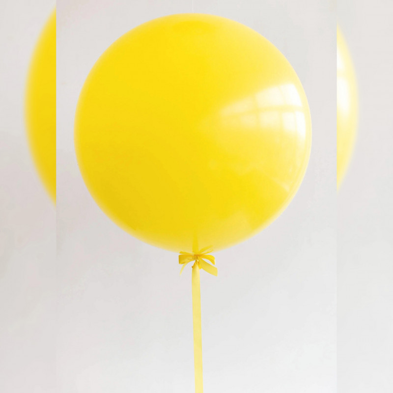 Большой жёлтый шар (24''/61 см), пастель