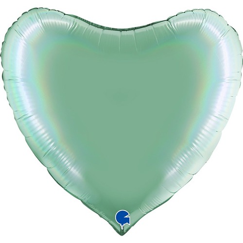  Сердце (18''/46 см), тиффани голография