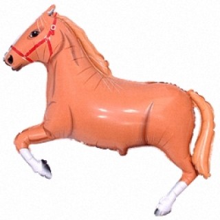 Лошадь (42''/107 см), коричневая