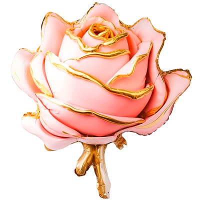GLAM Роза объемная розовая, (28″/71 см)
