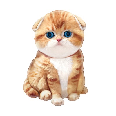 Кот рыжий с голубыми глазами, (34″/86 см)
