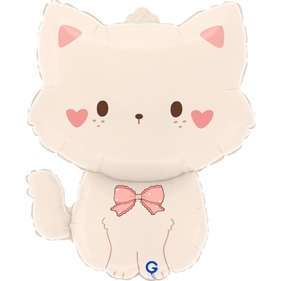 Кошечка с бантиком, (22″/56 см)