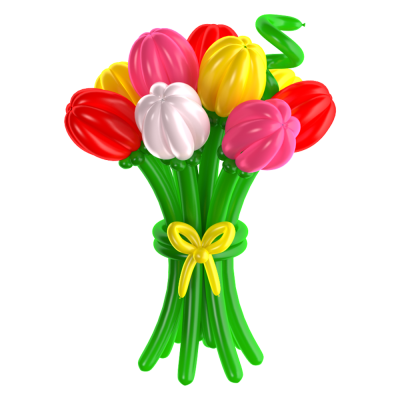 Латексные шары "Тюльпаны"