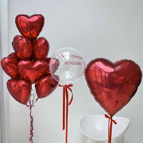 Набор шаров "Love hearts"