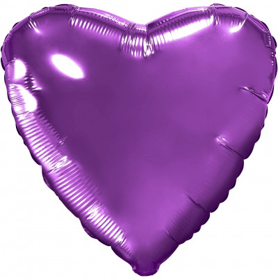  Сердце (18''/46 см), фиолетовое