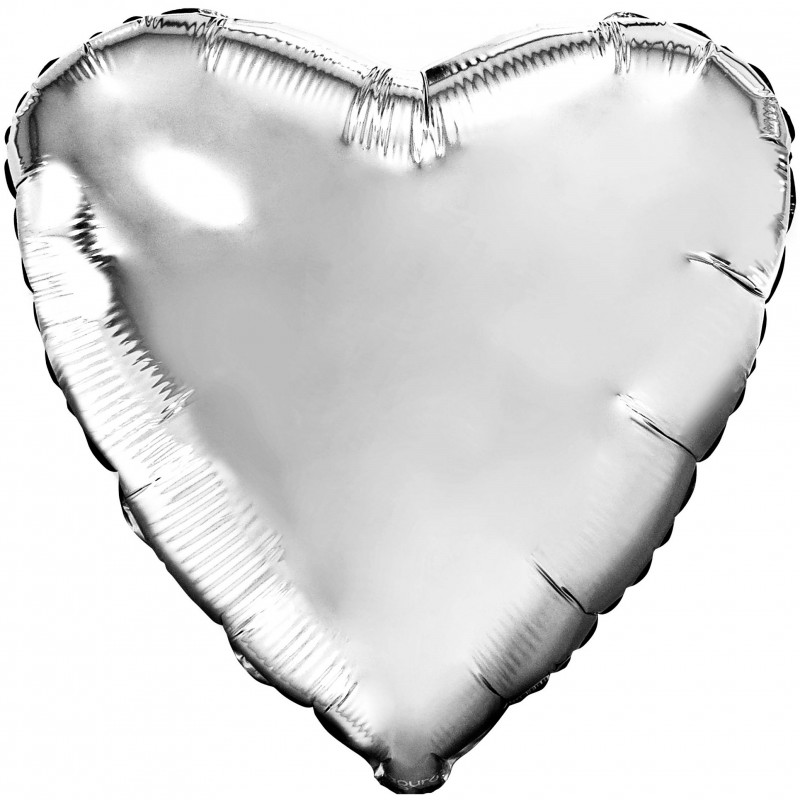  Сердце (18''/46 см), серебро