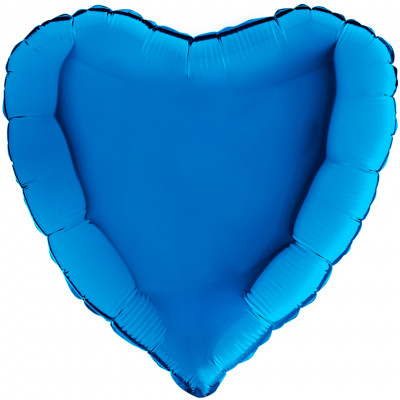  Сердце (18''/46 см), синее