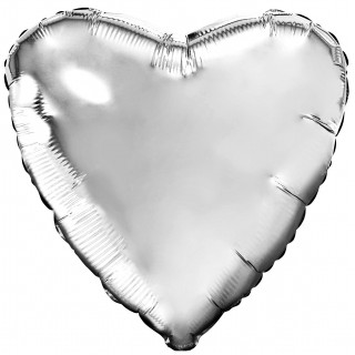 Ультра сердце (30''/76 см), серебро