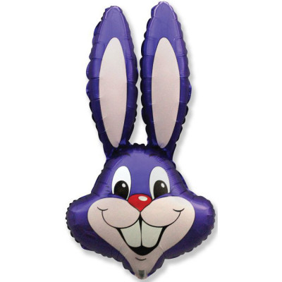 Голова зайца (35''/89 см), фиолетовая