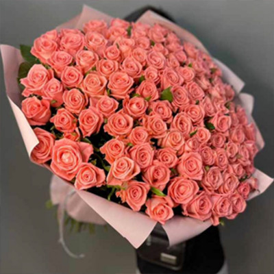 Букет из 101 розы "Анна Карина"