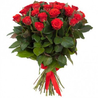 Букет из 29 красных роз "Эль Торо" (Россия)